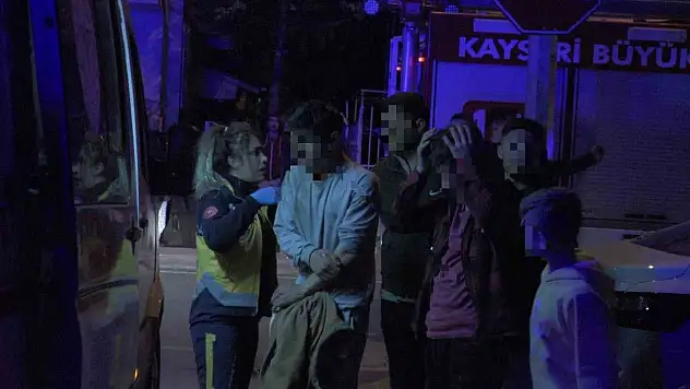 Kocasinan'da park halindeki araçta patlama...