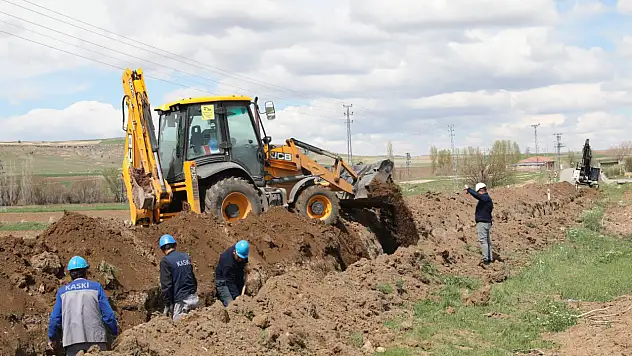 Paşalı'ya 1.600 metrelik yeni su hattı