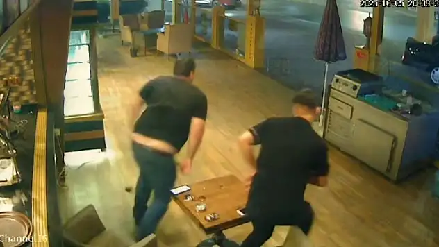 Pastaneye atılan bombanın görüntüleri ortaya çıktı