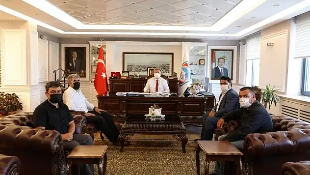 Pazarcılar Odasından Palancıoğlu'na ziyaret