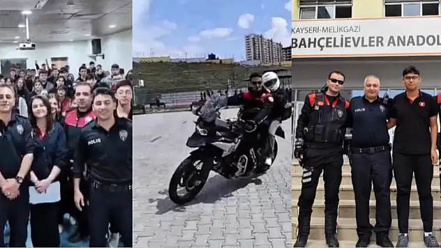 Polisler liselilere bakın ne anlattı!