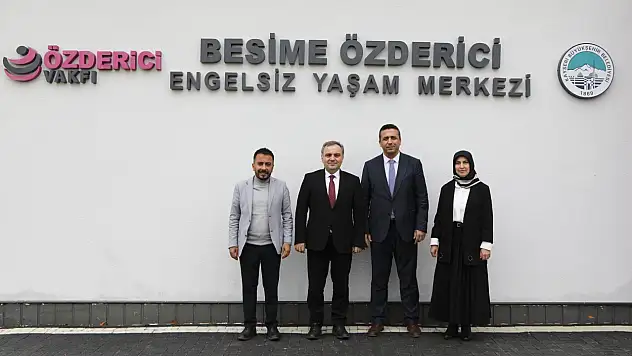 Rektör Altun'dan Engelsiz Yaşam Merkezi'ni ziyaret