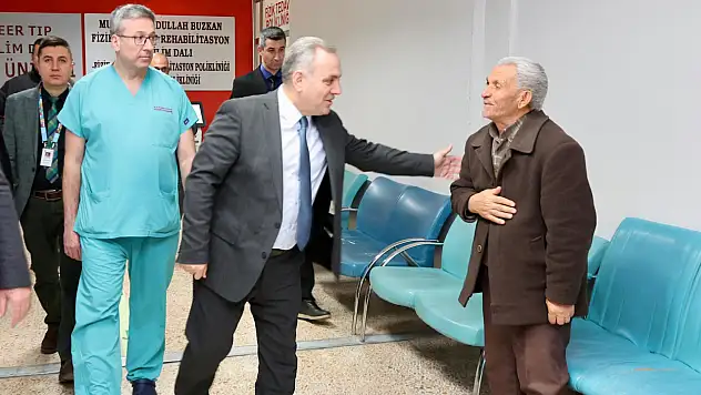Rektör Altun'dan moral ziyareti