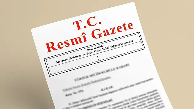 Resmî Gazete'de Kayseri detayları...