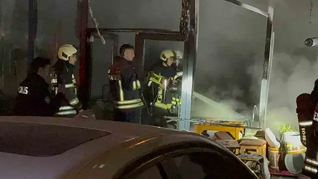 Talas'ta yangın korkuttu