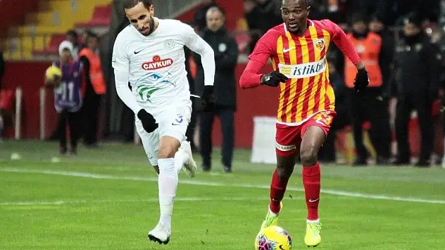 Rizespor ile Kayserispor 20. randevuda
