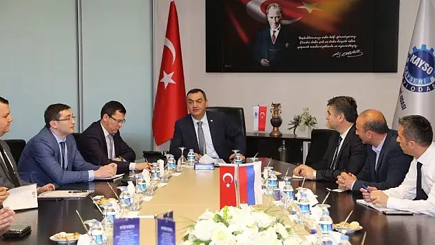 Rusya Federasyonu Türkiye Ticaret Mümessilliğinden KAYSO'ya Ziyaret