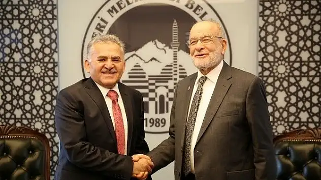 Saadet Partisi Genel Başkanı Temel Karamollaoğlu, Melikgazi'de