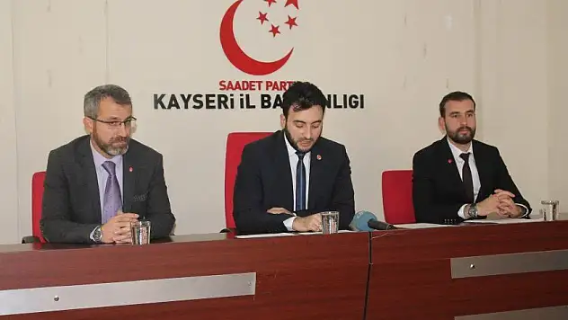 Saadet Partisi Kocasinan İlçe Başkanı Mükremin Çuhadar: