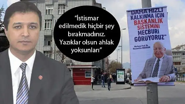 Referandumda &quotHayır&quot diyecek olan Saadet Partisini kızdıran afiş!