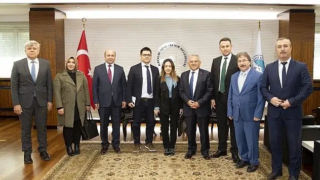 USHAŞ Direktörleri yer tespiti için Kayseri'ye geldi