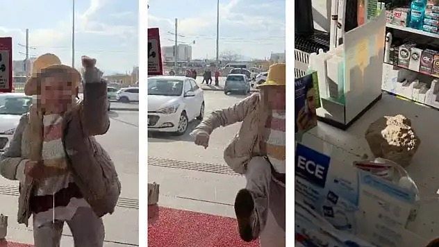 Sağlıkta şiddetin son durağı eczane: Önce taş attı, sonra camları tekmeledi