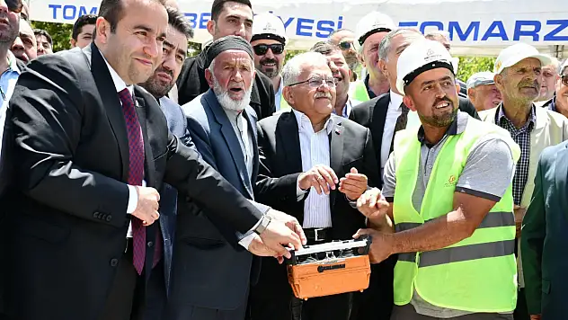 Salihler Camii'nin temel töreni yapıldı
