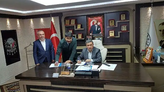 Sarız Belediyesi'nde imzalar atıldı