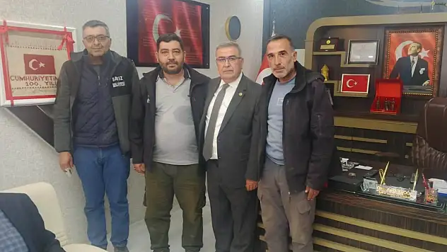 Sarız'da bayramlaşma merasimi