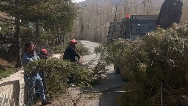 Kayseri'de ekipler sahaya indi