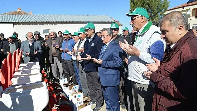 Şarkışla Gümüştepe Köyünde 'Pancar Ekim Töreni' yapıldı