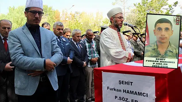 Şehit Hamamcı son yolculuğuna uğurlandı