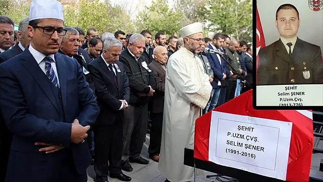 Şehit Uzman Çavuş Şener'e son görev