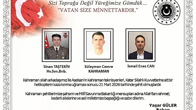 Şehitlerin kimlikleri belli oldu!