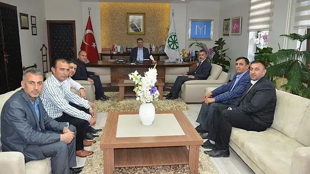 Şeker-İş Sendikası'ndan Başkan Hüseyin Akay'a Ziyaret