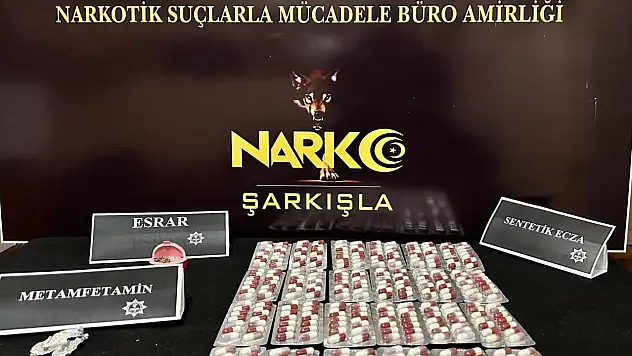 Şeker kutusundan uyuşturucu çıktı