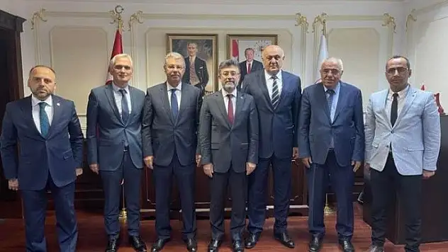 Bakanlıkta buluştular...