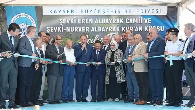 Şevki Eren Albayrak Camii hizmete girdi