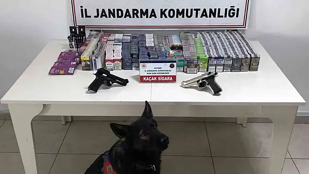 Sigara kaçakçısı yakalandı...