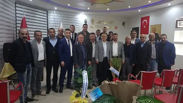 Şıhlı Derneği AK Parti Develi İlçe Başkanı Turan'ı ziyaret etti
