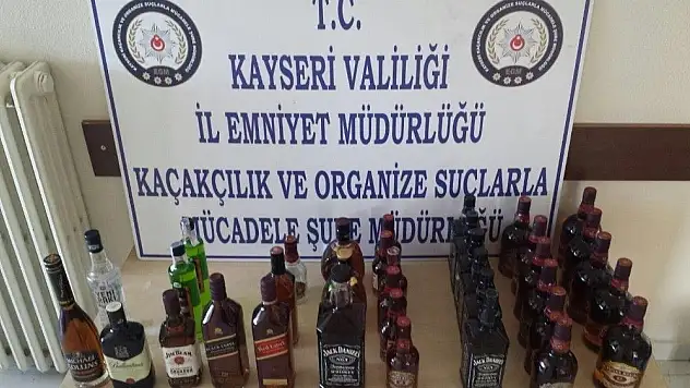 Kaçak içki ve kaçak sigara operasyonu