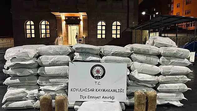 1 ton 337 kilo ele geçirildi!