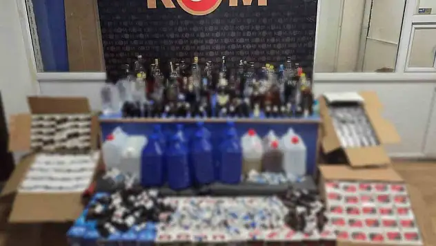 Tek kişilik kaçak alkol fabrikası!