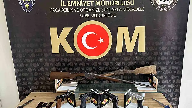 Kaçak silah operasyonunda bir kişi tutuklandı!
