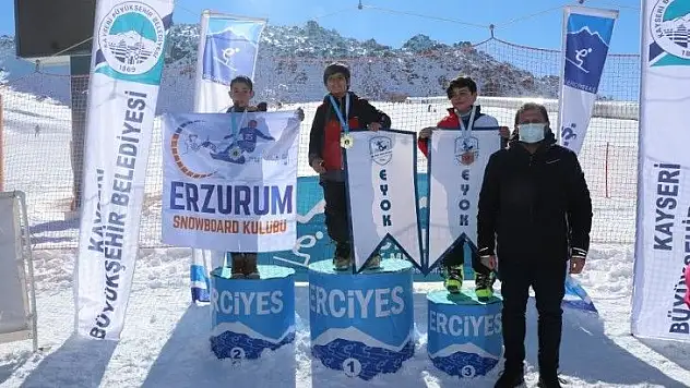 Snowboard müsabakaları tamamlandı