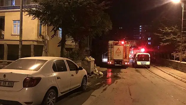 Sobadan çıkan yangın itfaiye ekiplerini harekete geçirdi