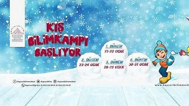 Sömestr tatilinde bilim kampı
