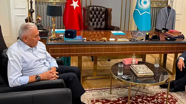 Son Başbakanı Kayseri'den kim ziyaret etti?