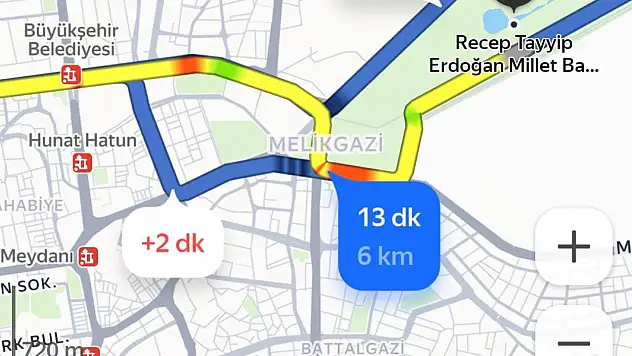 Son dakika! Kayseri'de trafik kitlendi...İşte sebebi
