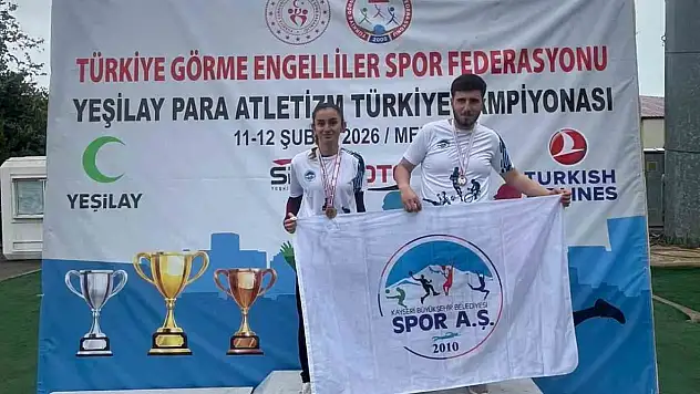 Kayserili sporcularından çifte şampiyonluk