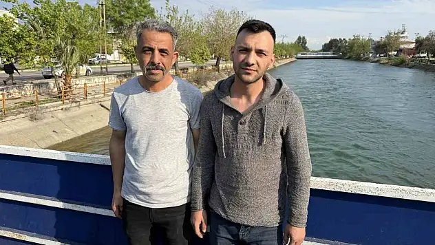 Adana'da kanala düşen çocuğu esnaf kurtardı