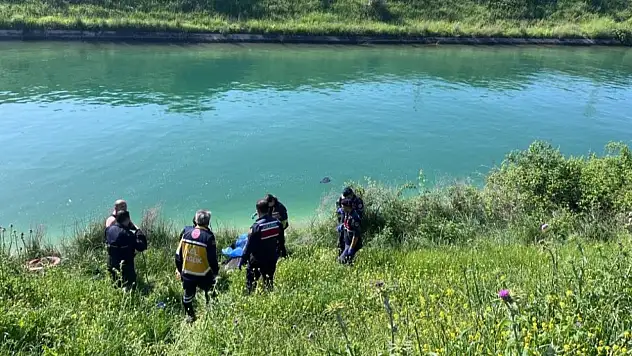 Sulama kanalından acı haber geldi