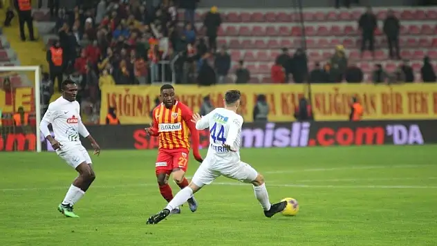 Süper Lig: İ.M. Kayserispor: 1 - Çaykur Rizespor: 0 (Maç sonucu)
