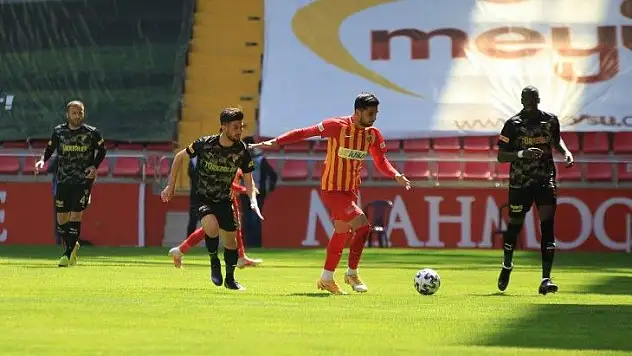 Süper Lig: Kayserispor: 1 - Göztepe: 0 (İlk yarı)