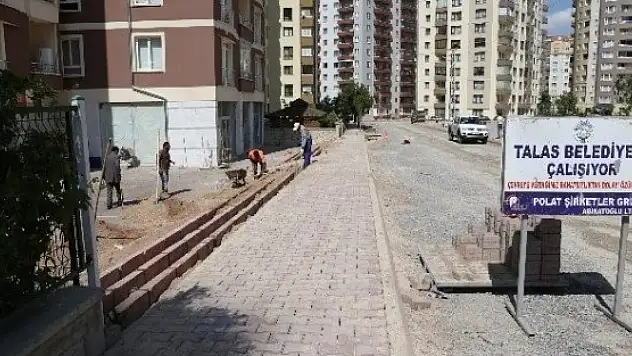 Talas'a otopark, park ve yaya yolu yapılacak