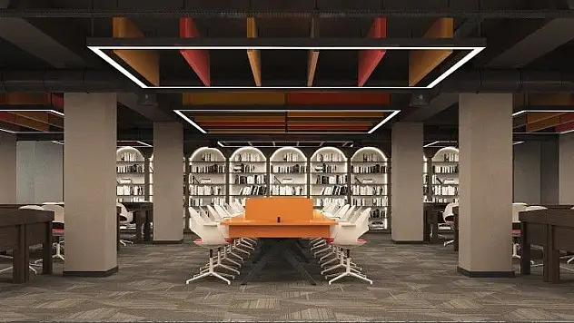 Talas'a yeni kütüphane çalışmaları tam gaz