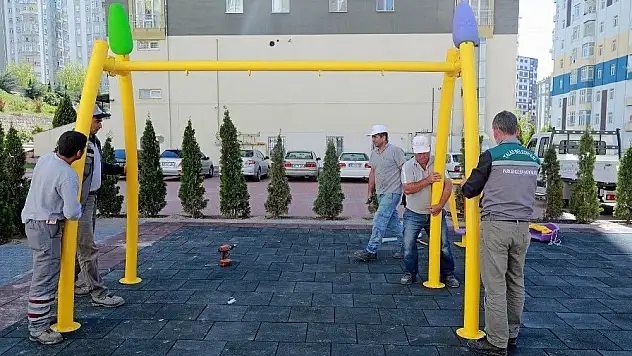 Talas'a 15 yeni park
