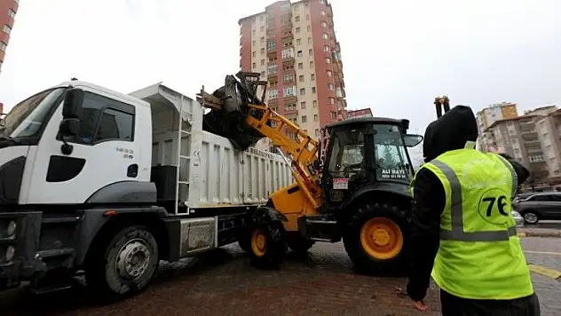 Talas acil müdahale ekibi iş başında