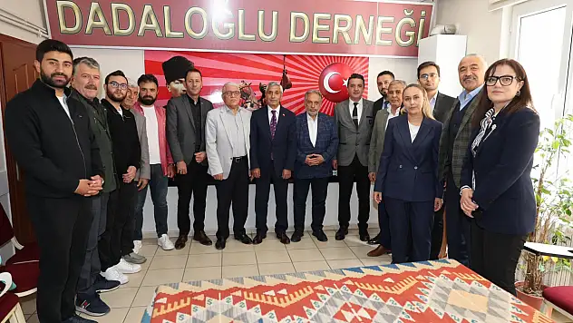 Talas Belediye Başkanı,Dadaloğlu Derneği yönetimiyle buluştu