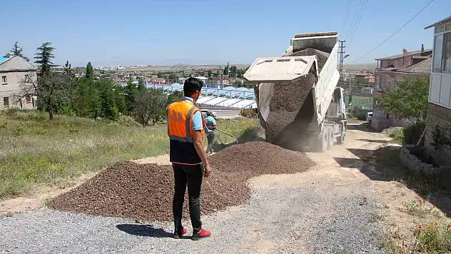 Talas'ta 6 sokakta çalışma var